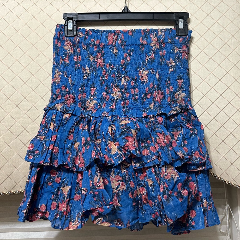 Isabel Marant Etoile Blue Floral Skirt